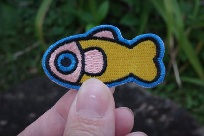 Yellow/Coral Fish Patch