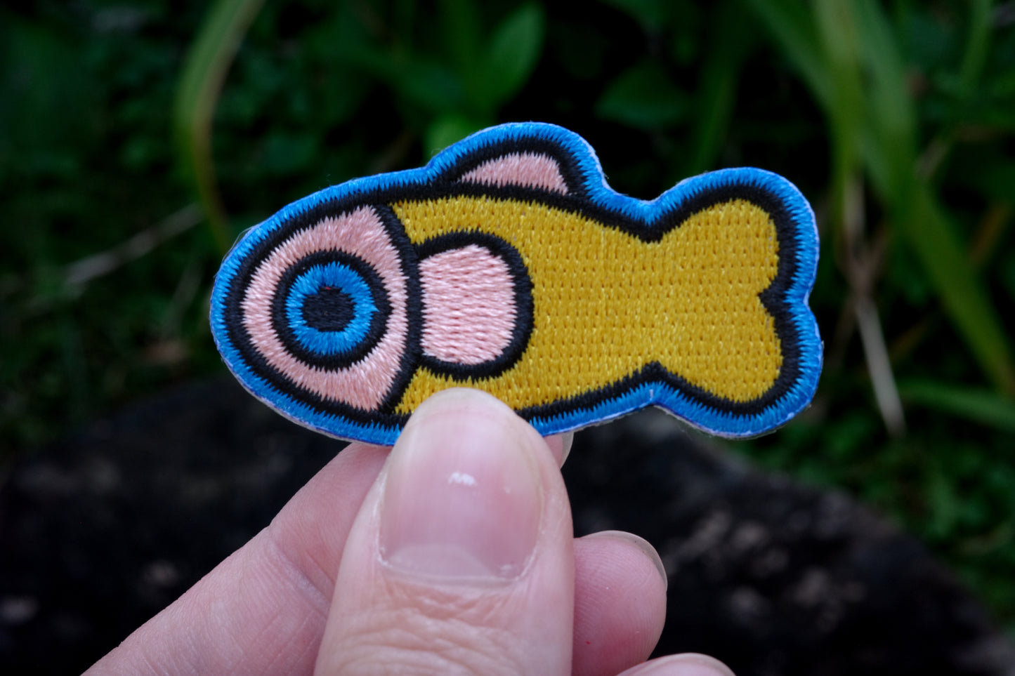 Yellow/Coral Fish Patch