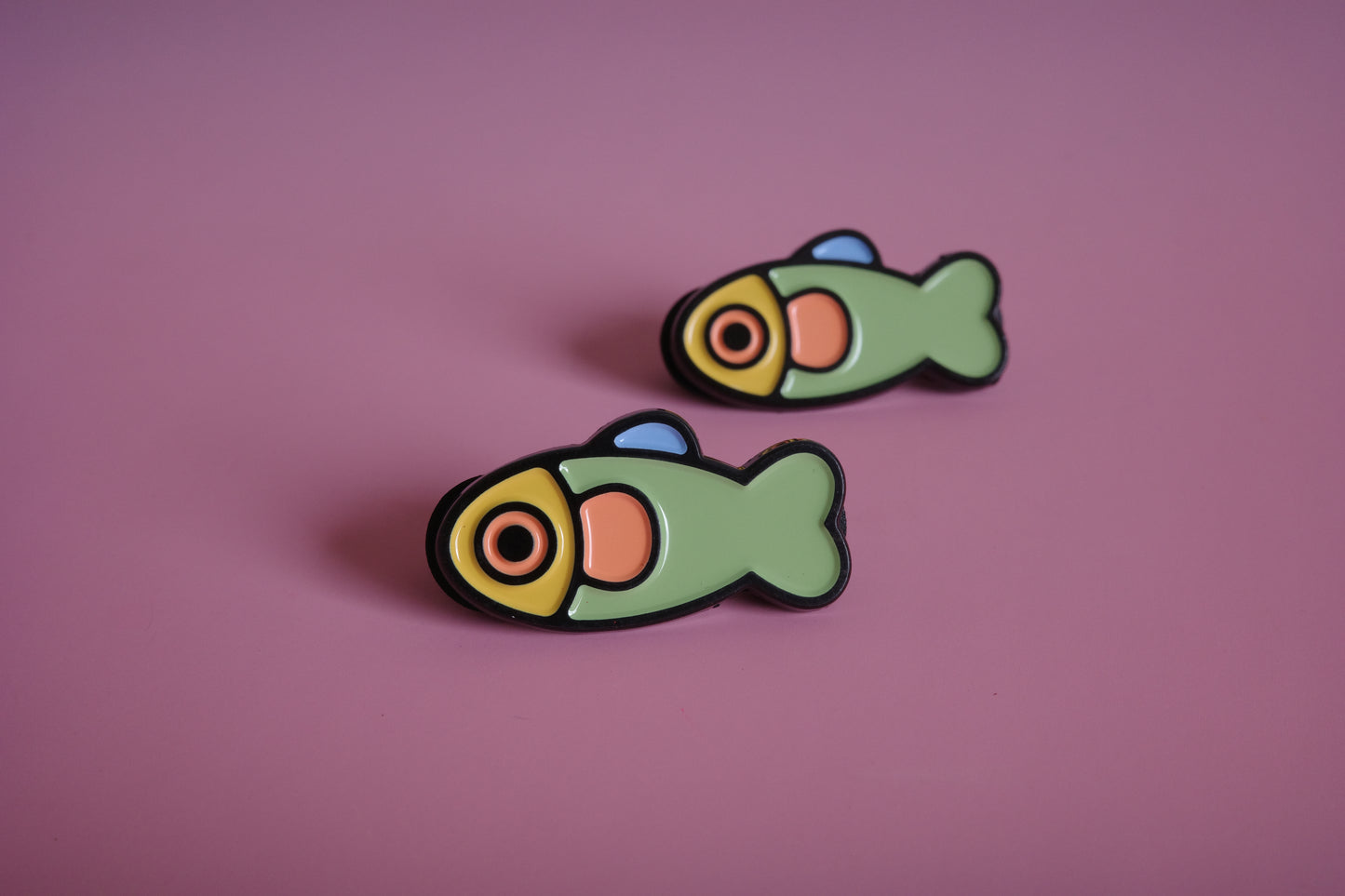Fish Enamel Pin - Fruity