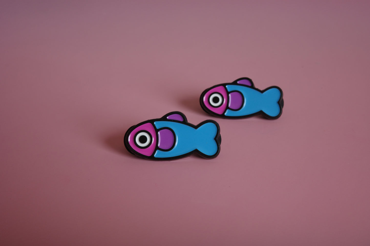 Fish Enamel Pin - 90's Throwback