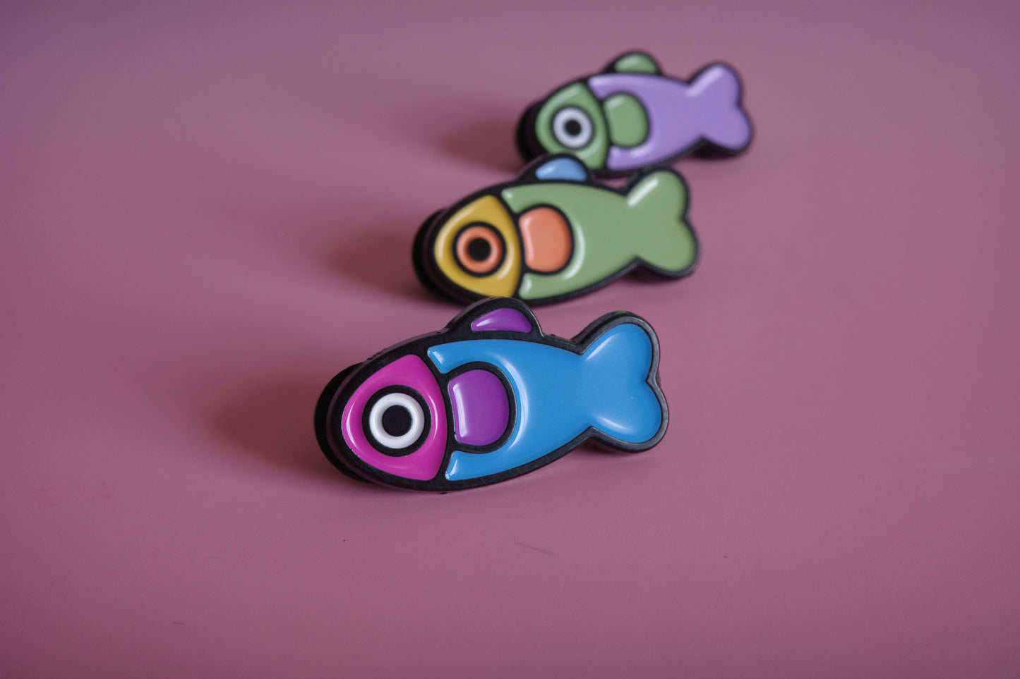 Fish Enamel Pin - 90's Throwback