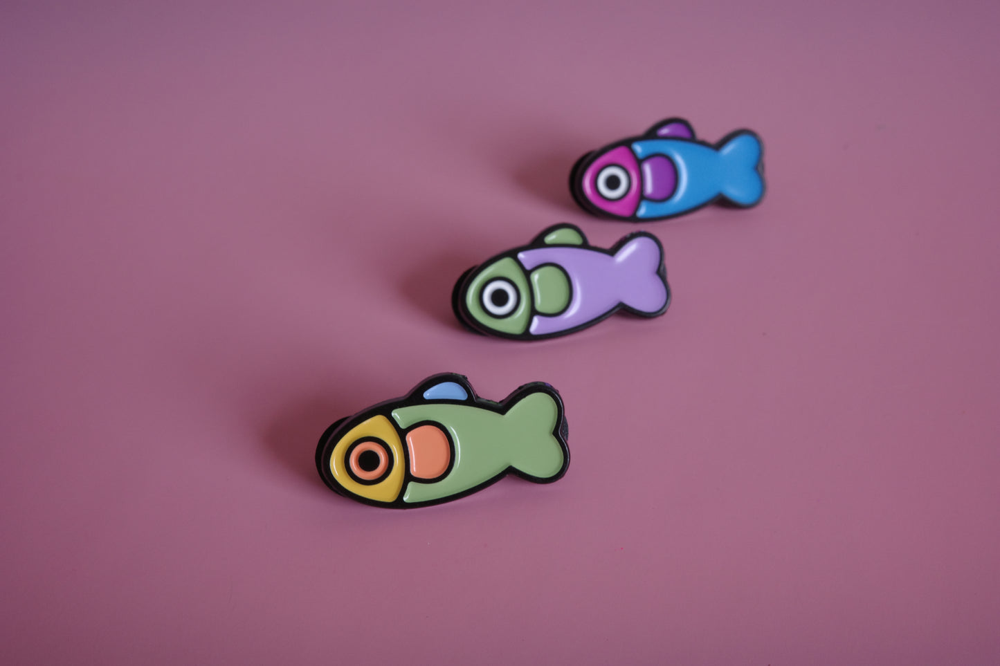 Fish Enamel Pin - Fruity