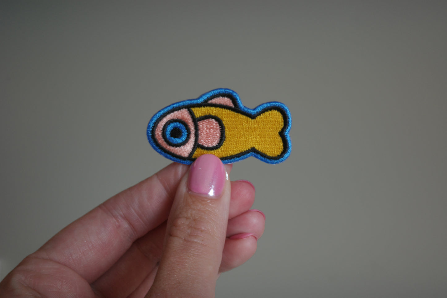 Yellow/Coral Fish Patch