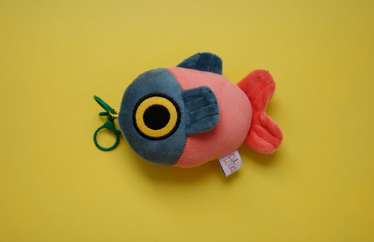 Mochi Fish Fry Plush Keychain