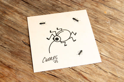 Weevil & Ants Tattoo Flash Sheet